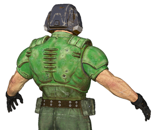 Classic Doom Guy / Doom Marine Armor Cosplay Foam Pepakura File Templates