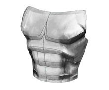 Load image into Gallery viewer, Generic Hero / Villain Base Chest Armor Foam Pepakura File Templates
