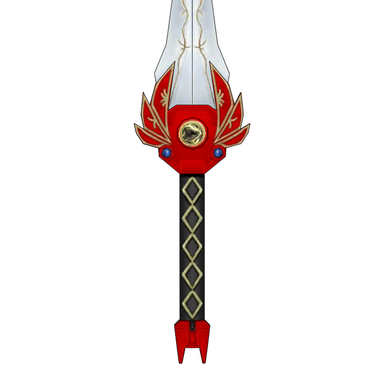 MMPR Red Ranger Power Sword  FOAM Pepakura File Template