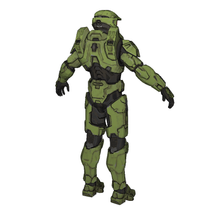 Load image into Gallery viewer, Halo Infinite Master Chief Spartan Armor Cosplay Foam Pepakura File Templates