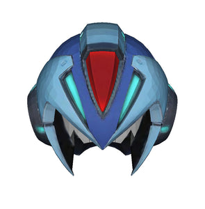 Megaman X Helmet Foam Cosplay Pepakura File Template