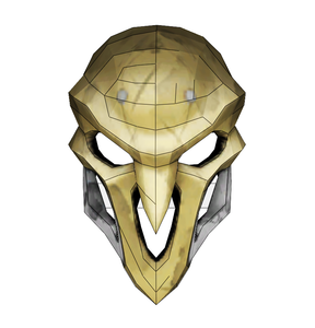 Reaper Mask FOAM Cosplay Pepakura File Template - Overwatch