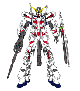 Unicorn Gundam RX-0  Cosplay Full Foam Pepakura File Templates
