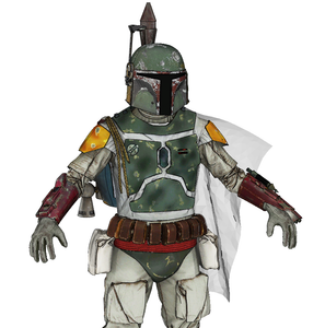 Boba Fett Mandalorian Armor Foam Pepakura File Templates - (Star Wars)