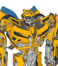 Load image into Gallery viewer, Bumblebee Transformers Movie Cosplay Full Foam Pepakura File Templates