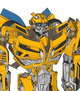 Bumblebee Transformers Movie Cosplay Full Foam Pepakura File Templates