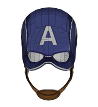 Load image into Gallery viewer, Captain America Helmet Cosplay Foam Pepakura File Template