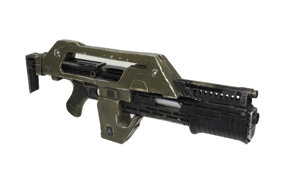 Aliens M4A1 Pulse Rifle Foam Cosplay Pepakura File Template 1:1 Scale