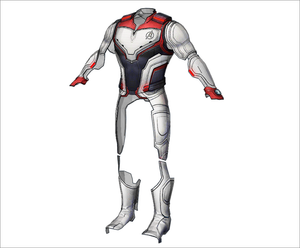Avengers Endgame Quantum Suit FOAM Pepakura File Templates