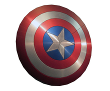Load image into Gallery viewer, Captain America Shield FOAM Pepakura File Template