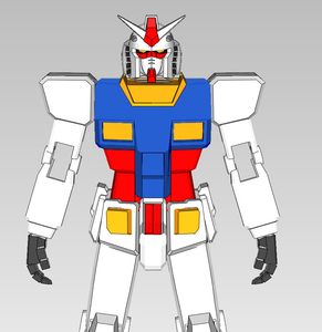 RX-78-2 Gundam Cosplay Full Foam Pepakura File Templates