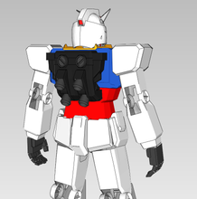 Load image into Gallery viewer, RX-78-2 Gundam Cosplay Full Foam Pepakura File Templates