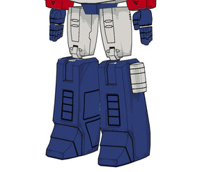 Optimus Prime Cosplay Foam Pepakura File Templates - Transformers G1
