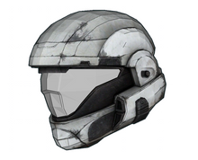 Load image into Gallery viewer, Halo Reach ODST Helmet FOAM Cosplay Pepakura File Template
