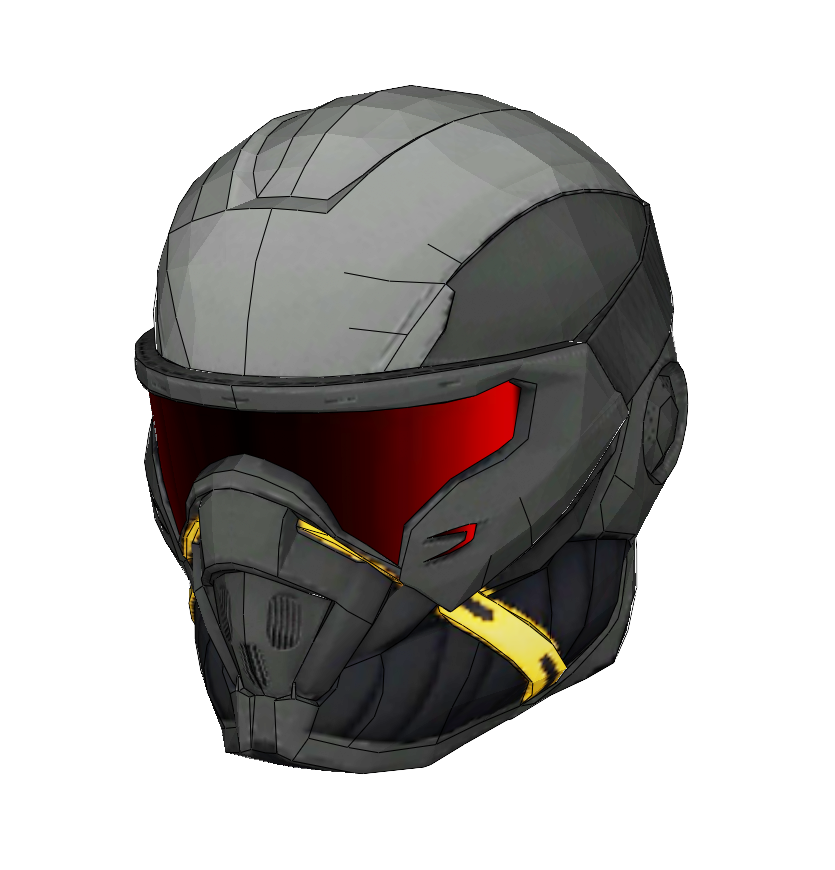 crysis motorcycle helmet Crysis Nanosuit Helmet Foam Cosplay Pepakura File Template